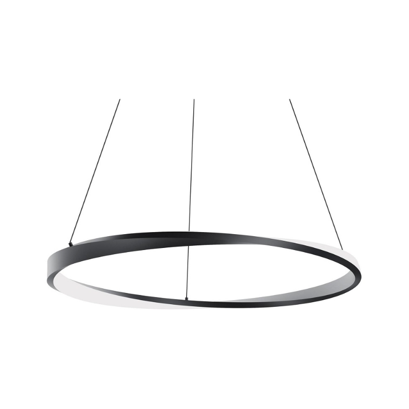 AFX OBRP40LAJUD Oberon 1-lt 40" LED Pendant - Black