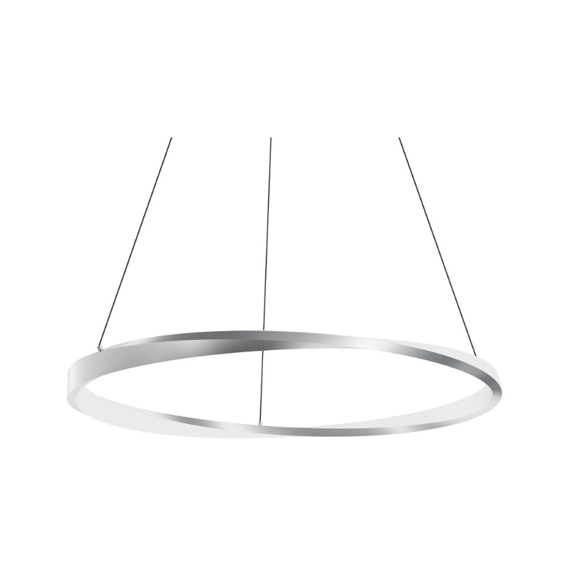 AFX OBRP40LAJUD Oberon 1-lt 40" LED Pendant - Satin Nickel