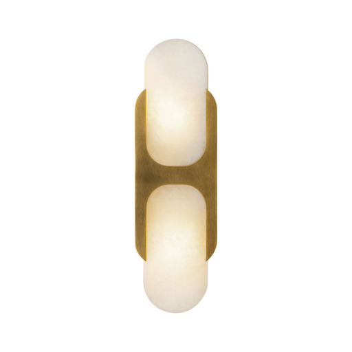 Alora WV357214 Odin 2-lt 14" Tall Wall Sconce - Vintage Brass
