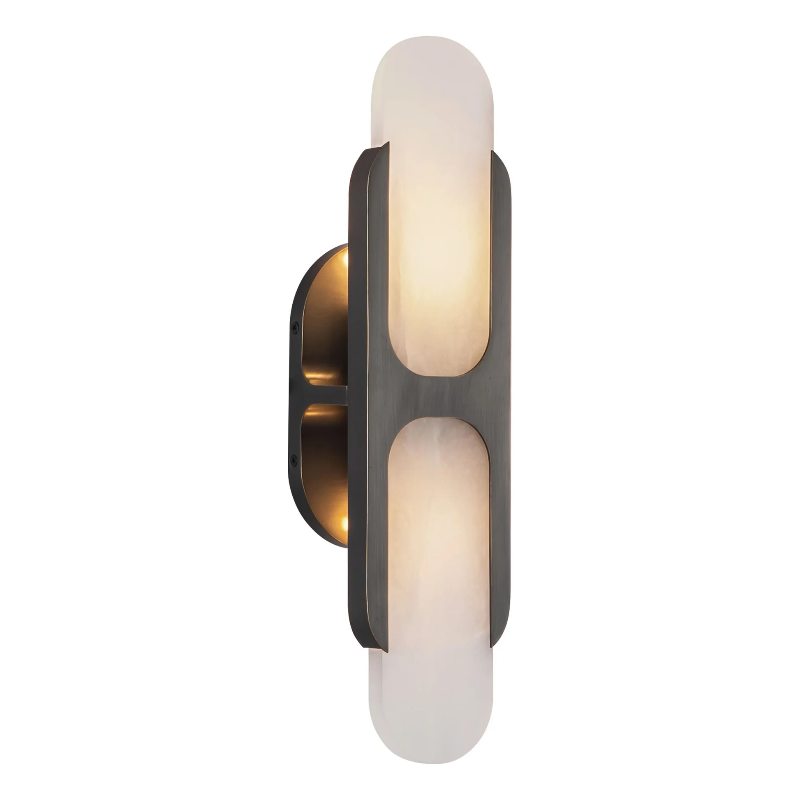 Alora WV357217 Odin 2-lt 17" Tall Wall Sconce - Urban Bronze