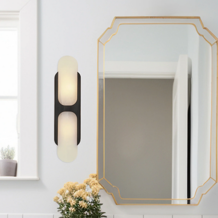 Alora WV357217 Odin 2-lt 17" Tall Wall Sconce