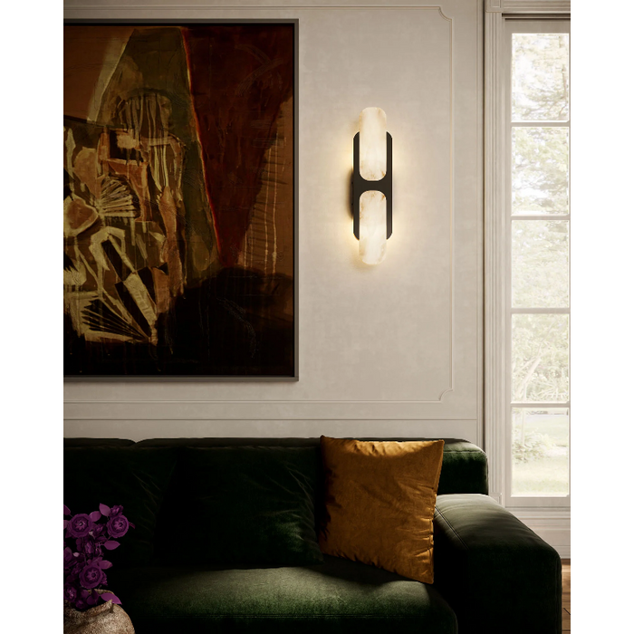Alora WV357217 Odin 2-lt 17" Tall Wall Sconce