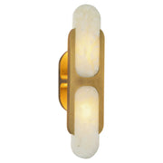 Alora WV357217 Odin 2-lt 17" Tall Wall Sconce - Vintage Brass