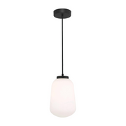 AFX OLIP07LAJUD Olivia 1-lt 7" LED Pendant - Black