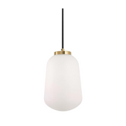 AFX OLIP07LAJUD Olivia 1-lt 7" LED Pendant - Light Antique Brass