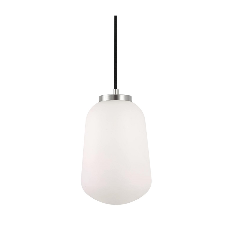 AFX OLIP07LAJUD Olivia 1-lt 7" LED Pendant - Satin Nickel