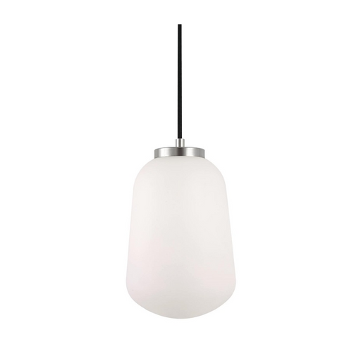AFX OLIP07LAJUD Olivia 1-lt 7" LED Pendant - Satin Nickel