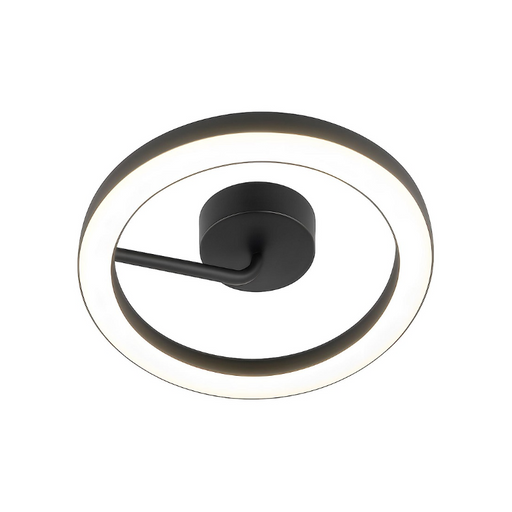 AFX ONEF18LAJUD One 1-lt 18" LED Flush Mount - Black