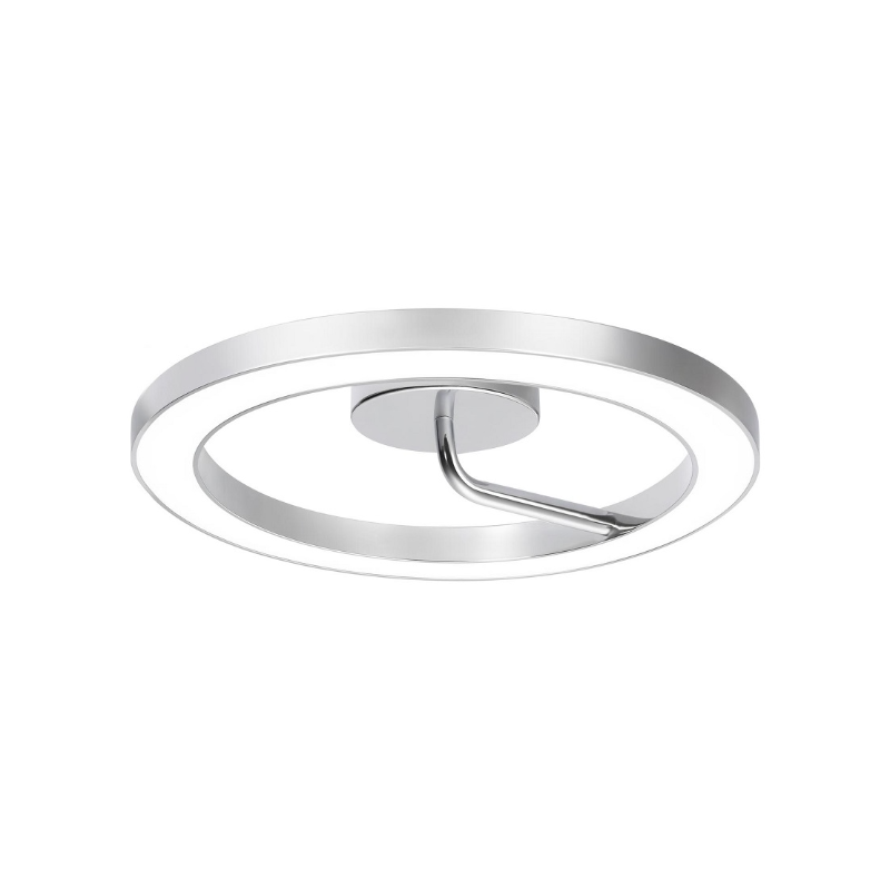AFX ONEF18LAJUD One 1-lt 18" LED Flush Mount - Polished Chrome