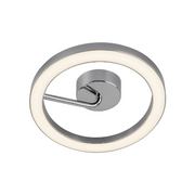 AFX ONEF18LAJUD One 1-lt 18" LED Flush Mount - Polished Chrome