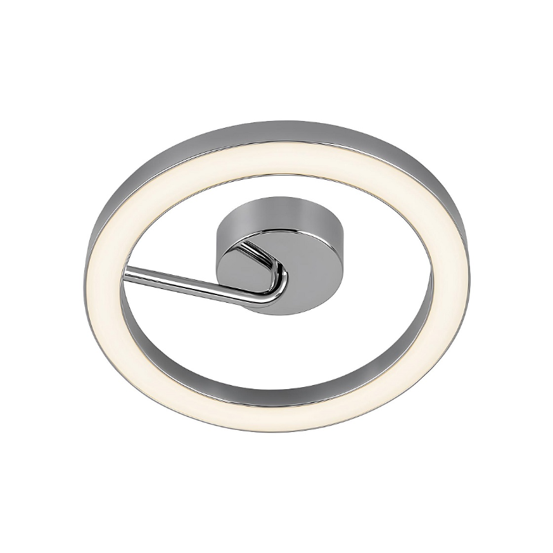 AFX ONEF18LAJUD One 1-lt 18" LED Flush Mount - Polished Chrome