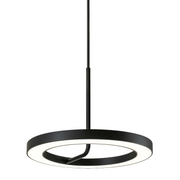 AFX ONEP18LAJUD One 1-lt 18" LED Pendant - Black