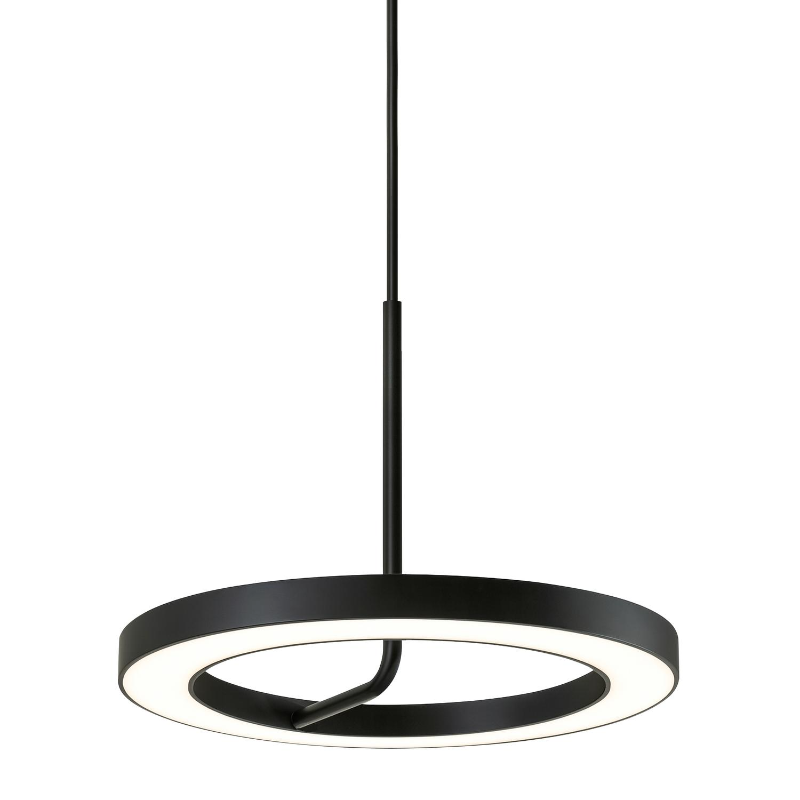 AFX ONEP18LAJUD One 1-lt 18" LED Pendant - Black