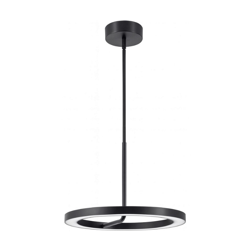 AFX ONEP18LAJUD One 1-lt 18" LED Pendant - Black