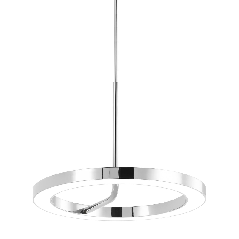 AFX ONEP18LAJUD One 1-lt 18" LED Pendant - Polished Chrome