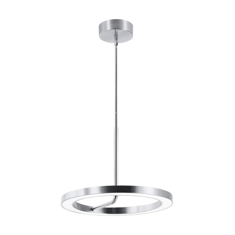 AFX ONEP18LAJUD One 1-lt 18" LED Pendant - Polished Chrome