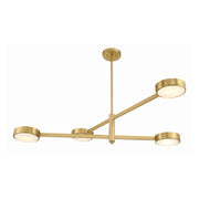 Crystorama ORS-734 Orson 4-lt 54" Chandelier