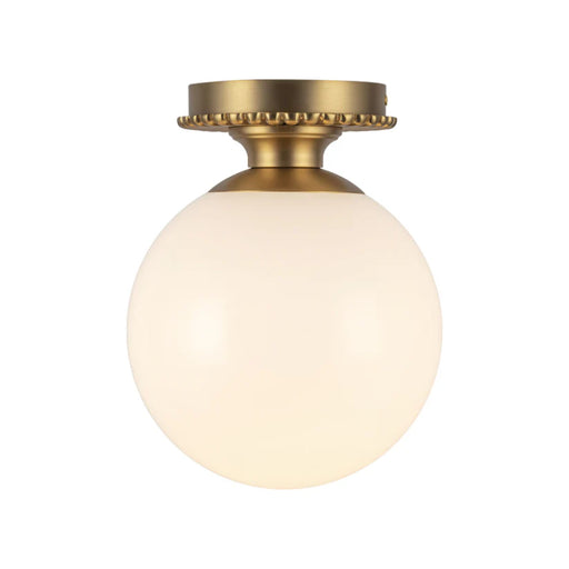 Alora Mood SF430108 Otis 1-lt 8" Semi-Flush Mount - Brushed Gold