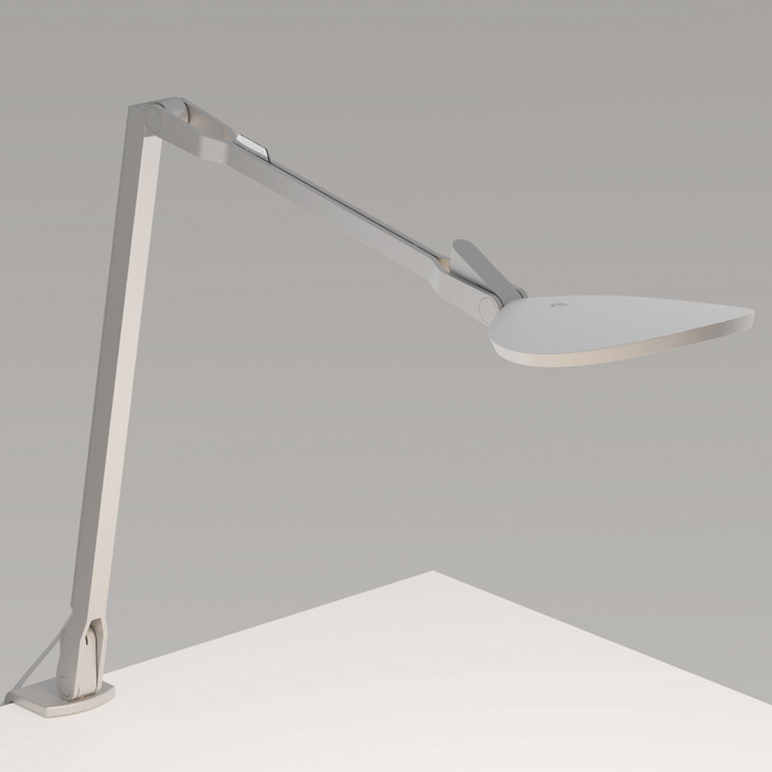 Koncept SPY-RCH Splitty Reach LED Desk Lamp - Silver/One-Piece Clamp