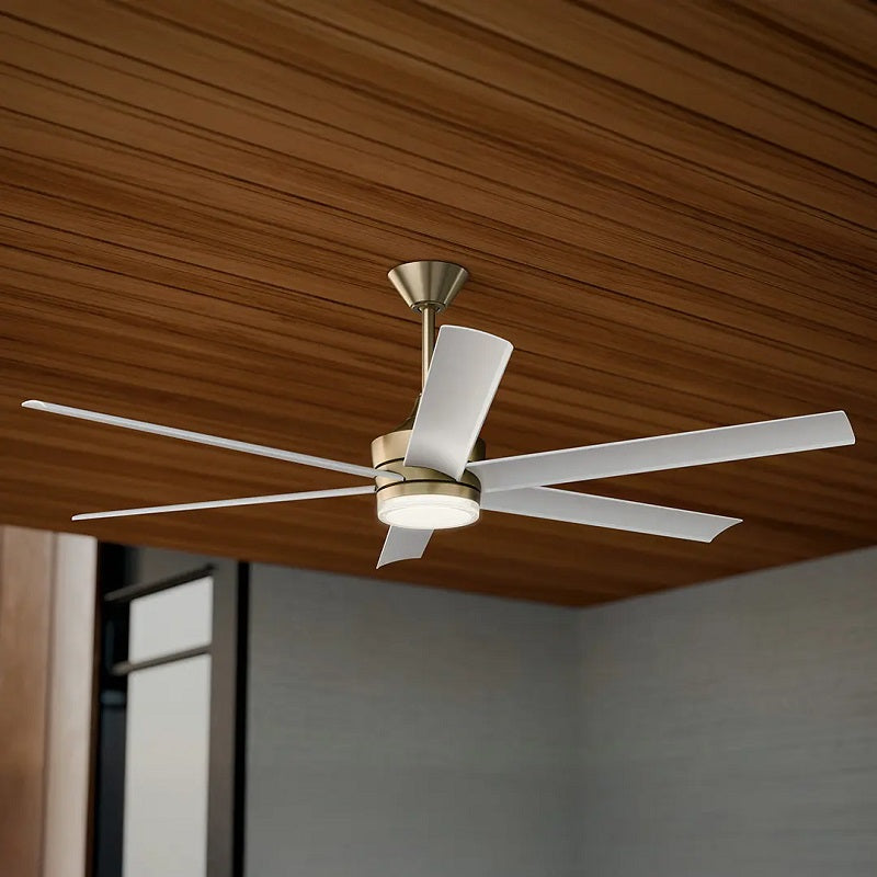 Kichler 310065 Solen 65" Smart Ceiling Fan with LED Light Kit