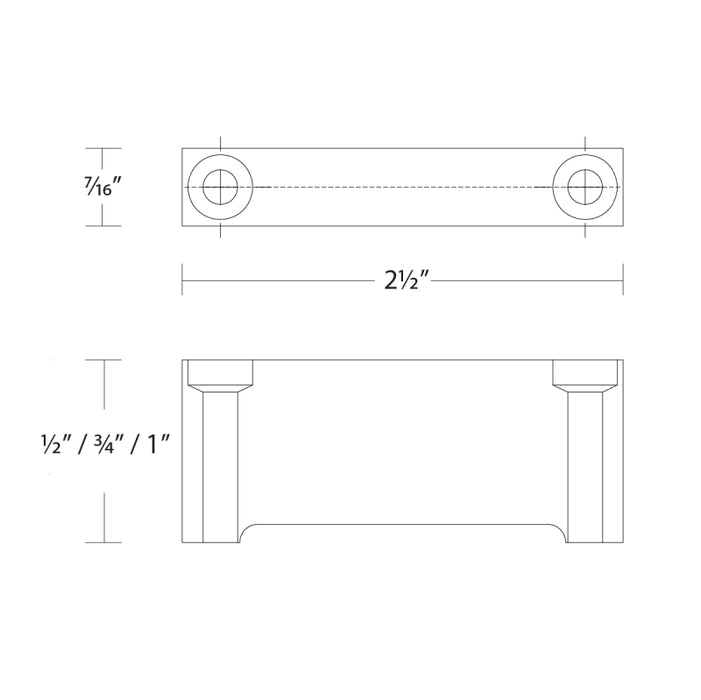 WAC P-SO-050-10 0.5" Pixels Standoff