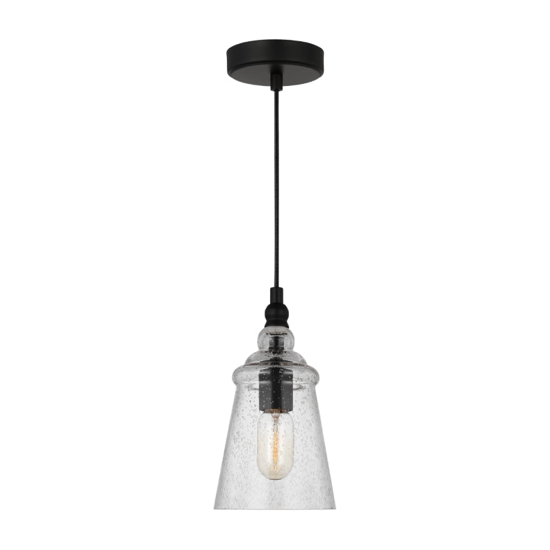 Generation P1449 Loras 1-lt 6" Pendant - Midnight Black