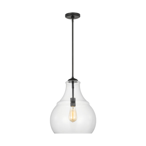 Visual Comfort P1483 Zora 1-lt 17" Pendant - Midnight Black