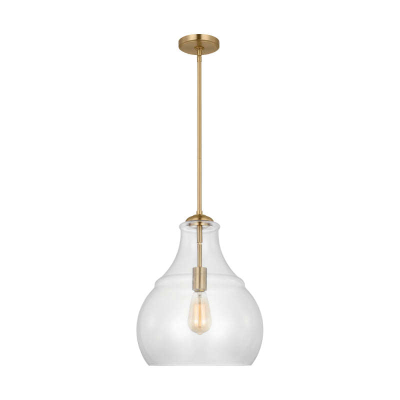 Visual Comfort P1483 Zora 1-lt 17" Pendant - Satin Brass