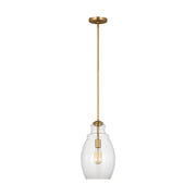 Generation P1484 Marino 1-lt 9" Pendant - Satin Brass