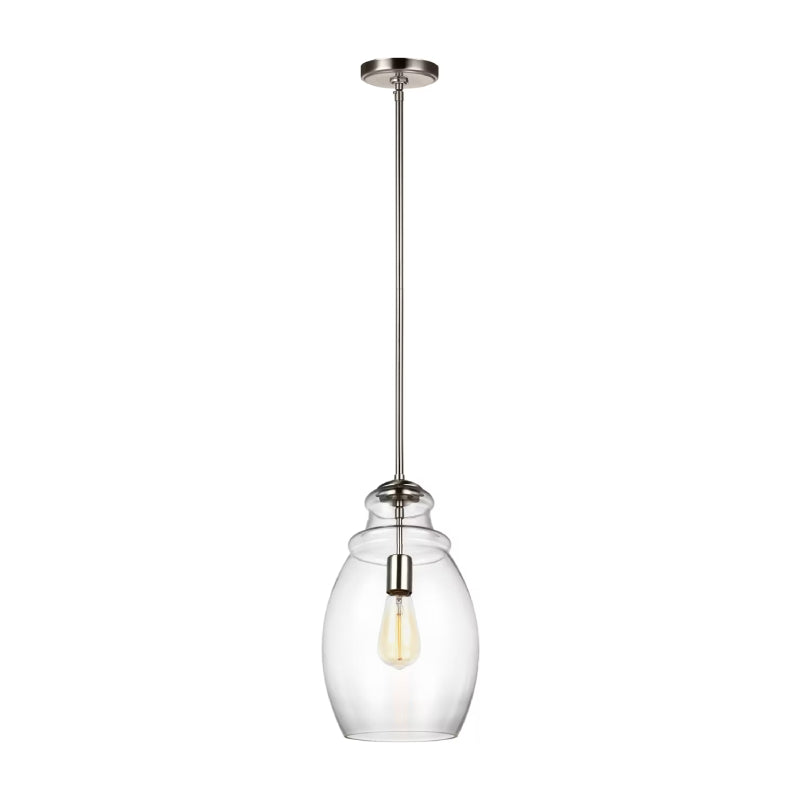 Generation P1484 Marino 1-lt 9" Pendant - Satin Nickel