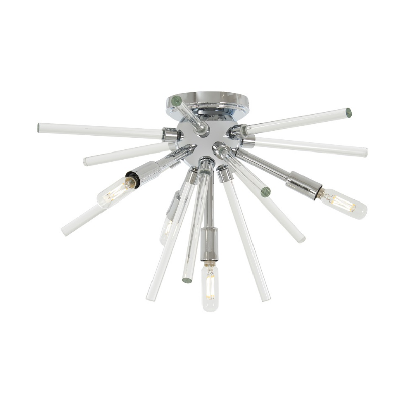 George Kovacs P1799 Spiked 4-lt 20" Flush Mount