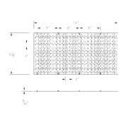 WAC P24-DU05 Pixels 12"x24" CCT Adjustable LED Light Sheet, 500 lm/sqft