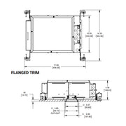 IRiS P3SQA 3" Square Adjustable / Accent / Slope Ceiling Downlight, Wall Wash, 90 CRI, 0-10V 1% dimming, 120-277V