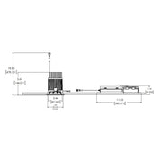 IRiS P3SQRT 3" Square Install-from-Below Downlight & Wall Wash, 90 CRI, 0-10V 1% dimming, 120-277V