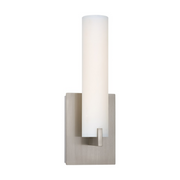 George Kovacs P5040 Tube 1-lt 13" Tall LED Wall Sconce - Brushed Nickel