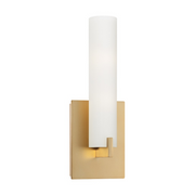 George Kovacs P5040 Tube 1-lt 13" Tall LED Wall Sconce - Honey Gold