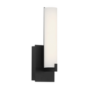 George Kovacs P5040 Tube 1-lt 13" Tall LED Wall Sconce - Coal Black
