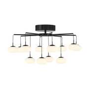George Kovacs P8238 George's Web 12-lt 26" LED Chandelier/Semi Flush