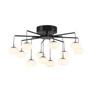 George Kovacs P8238 George's Web 12-lt 26" LED Chandelier/Semi Flush