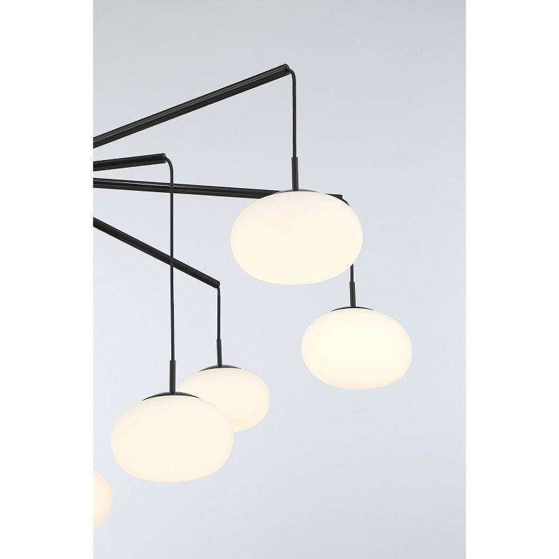 George Kovacs P8238 George's Web 12-lt 26" LED Chandelier/Semi Flush