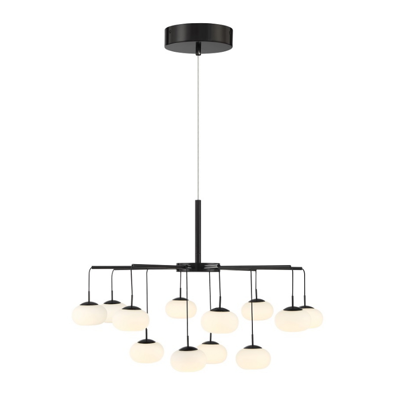 George Kovacs P8238 George's Web 12-lt 26" LED Chandelier/Semi Flush