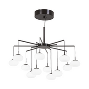 George Kovacs P8238 George's Web 12-lt 26" LED Chandelier/Semi Flush