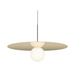 Pablo Designs Bola Disc 32" LED Pendant - Brass