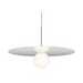 Pablo Designs Bola Disc 32" LED Pendant - Chrome
