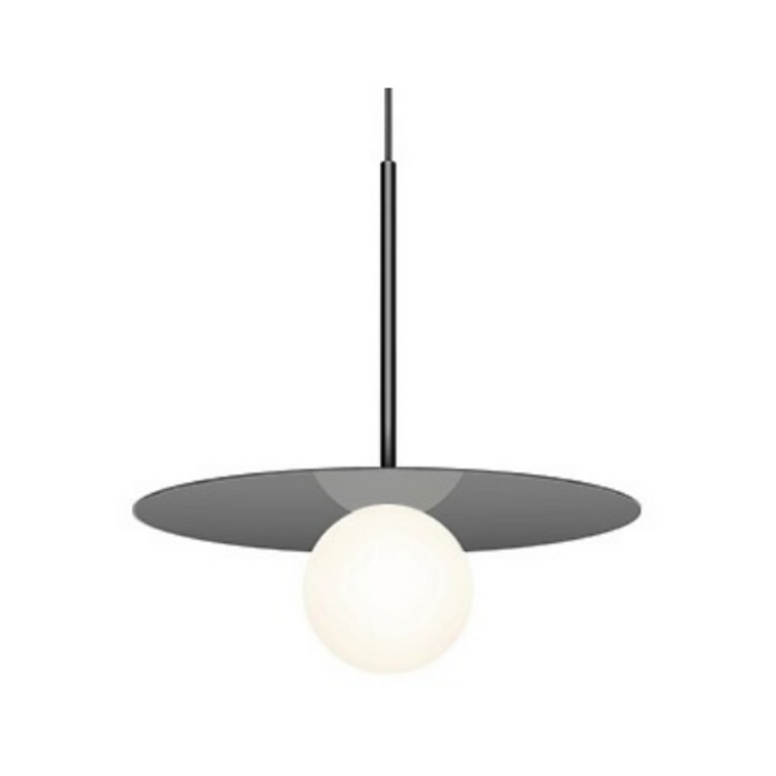 Pablo Designs Bola Disc 12" LED Pendant - Gunmetal