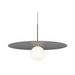 Pablo Designs Bola Disc 32" LED Pendant - Gunmetal