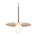 Pablo Designs Bola Disc 12" LED Pendant - Rose Gold