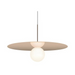 Pablo Designs Bola Disc 32" LED Pendant - Rose Gold