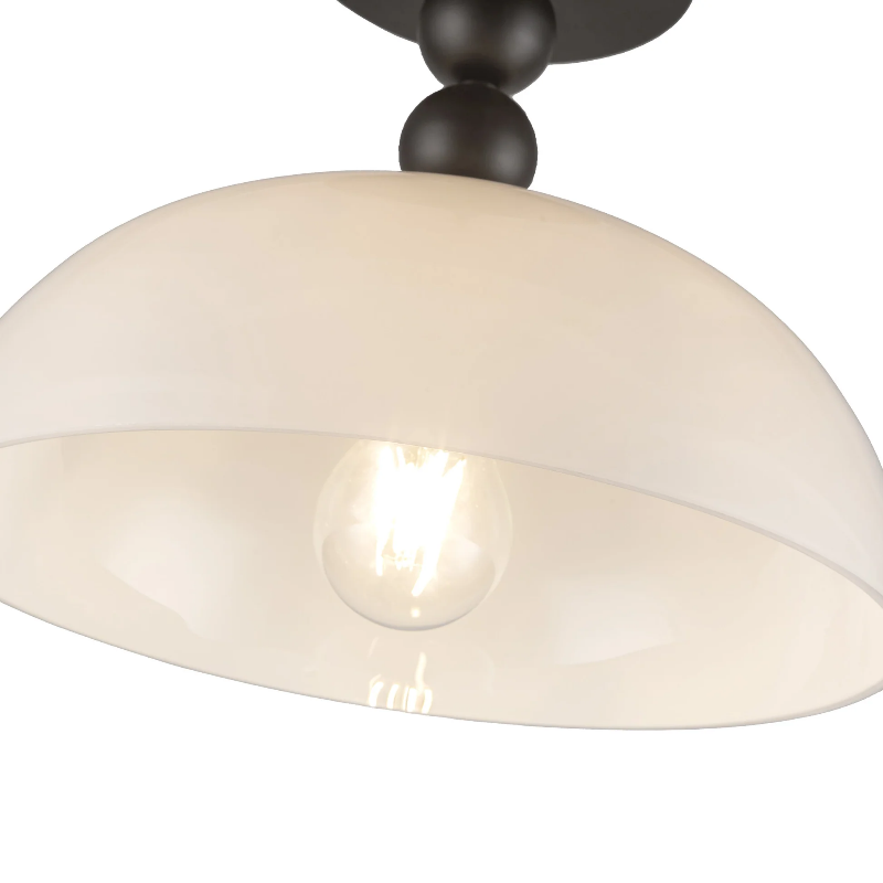 Alora Mood SF459012 Paisley 1-lt 12" Semi-Flush Mount