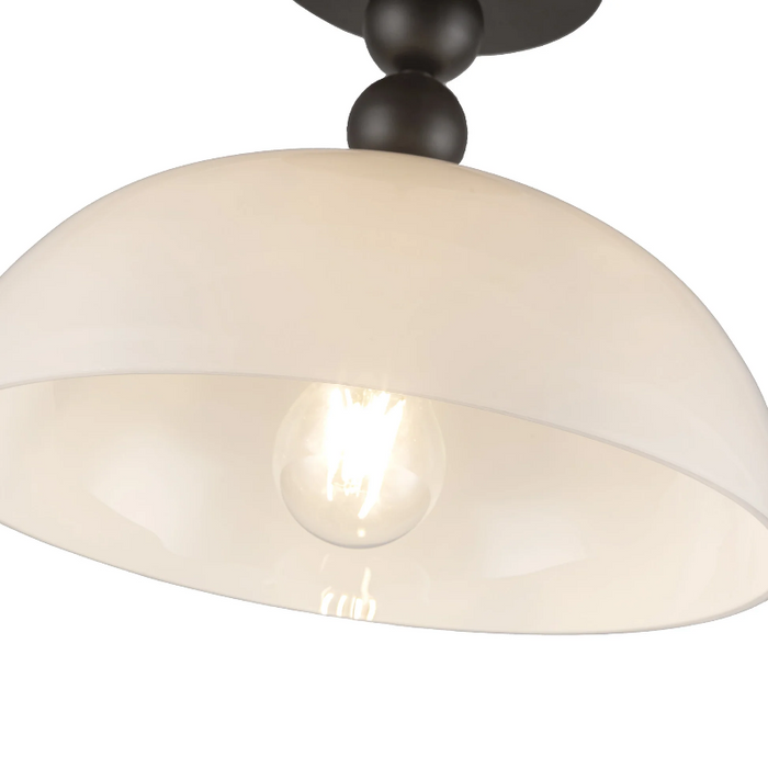 Alora Mood SF459012 Paisley 1-lt 12" Semi-Flush Mount